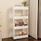 Hastings Home Mobile Shelving Unit Organizer, 4 Storage Baskets, Slim Slide Out Pantry Storage Rack 802947HEQ - alternate 1